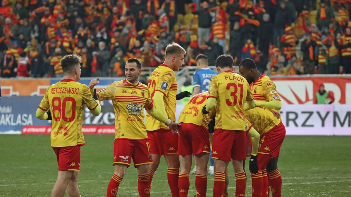 PAP / Artur Reszko / Mecz PKO Ekstraklasy: Jagiellonia Białystok - Motor Lublin