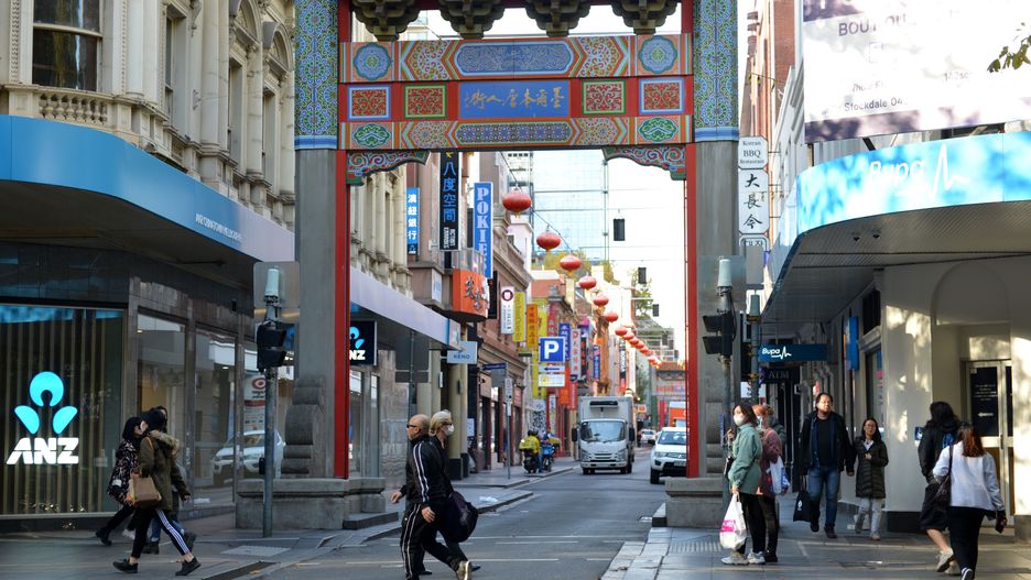 Melbourne, stolica stanu Viktoria. We wtorek zamknięte zostaną granice z sąsiednią Nową Południową Walią