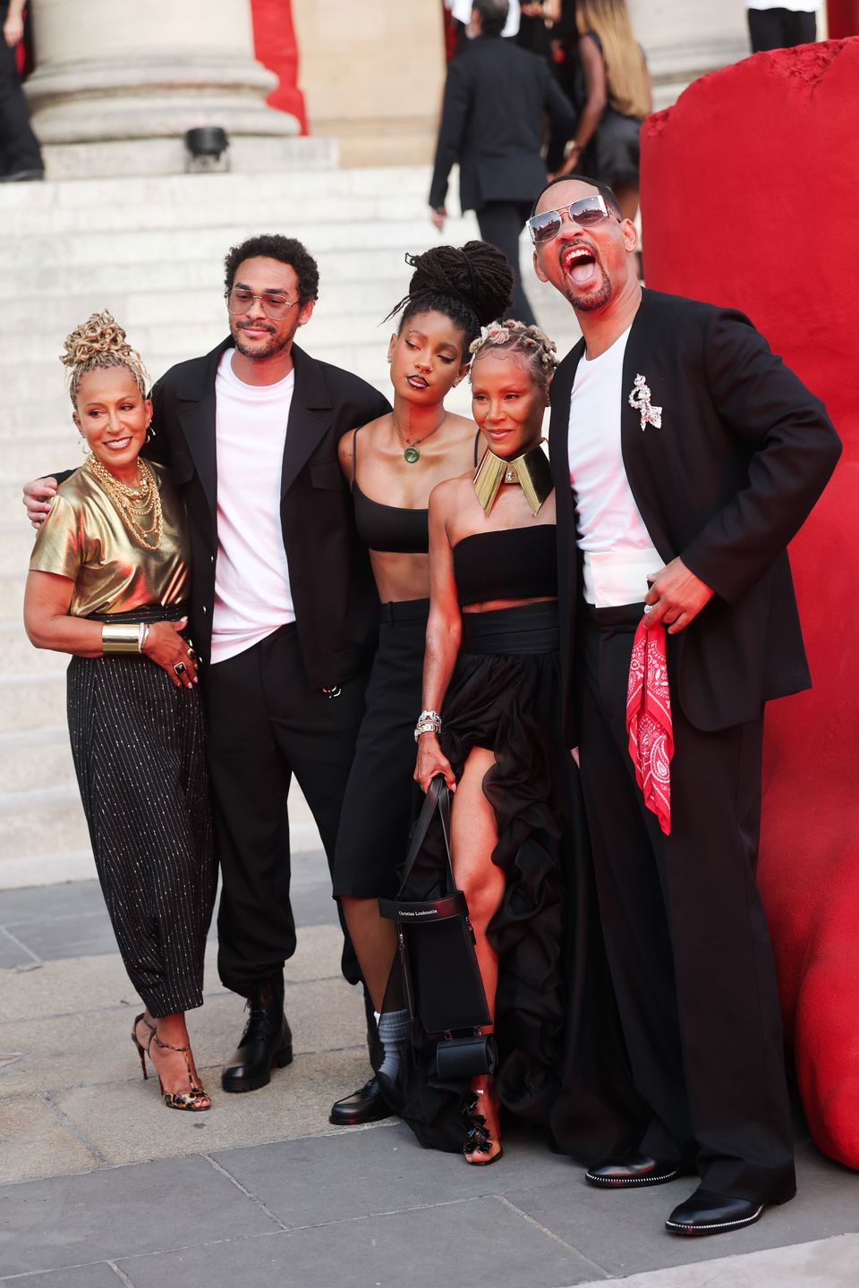 Will Smith i Jada Pinkett z dziećmi