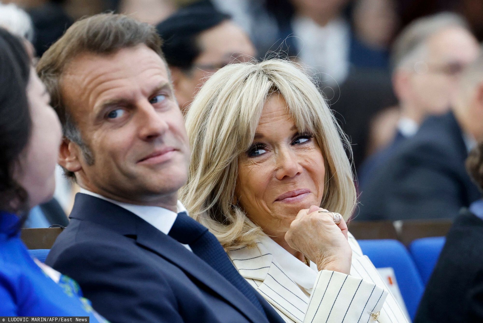 Macronowie razem w Hanoi