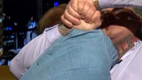 Szpilka zaczął dusić dziennikarza. Musiał odklepać