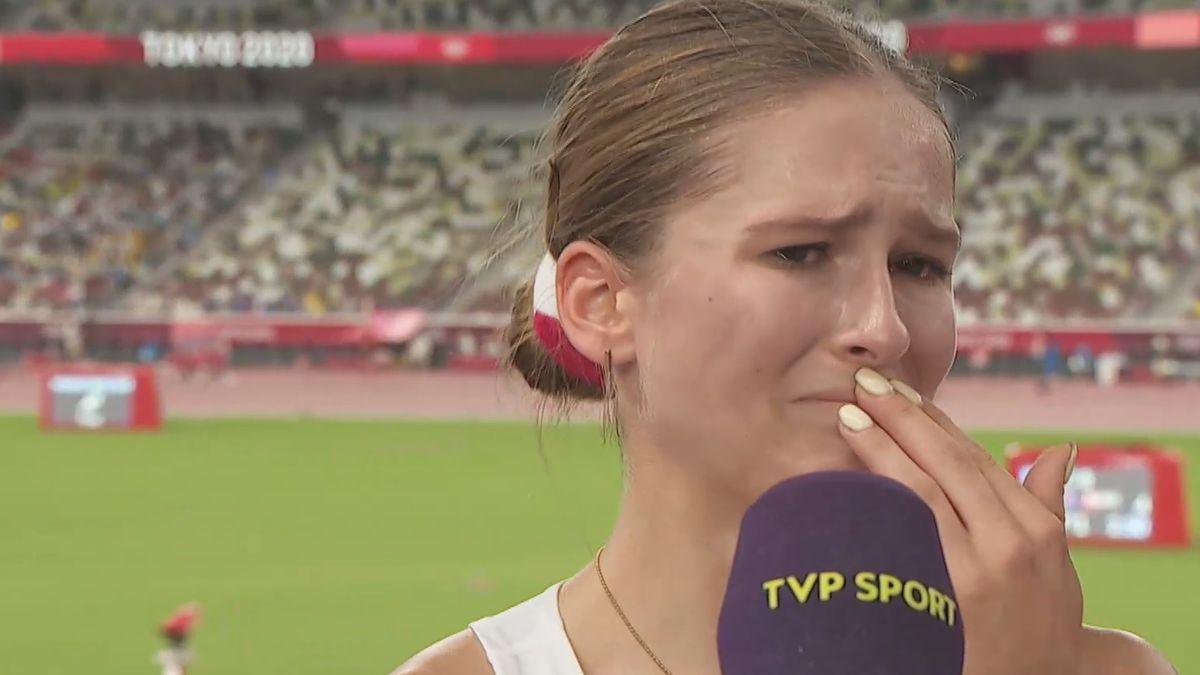 Materiały prasowe / TVP / Pia Skrzyszowska w rozmowie po półfinale olimpijskim