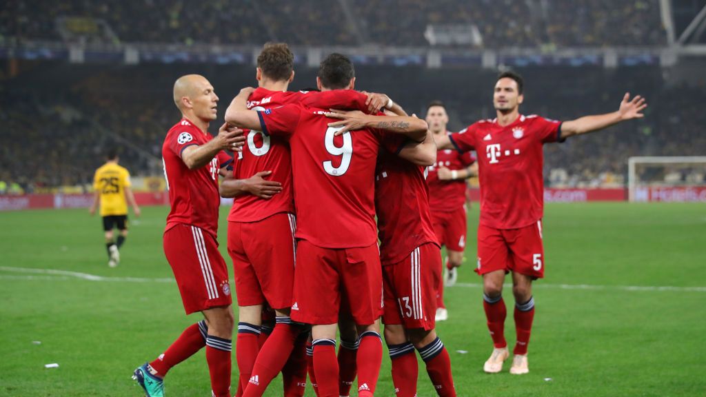 Zdjęcie okładkowe artykułu: Getty Images / Alexander Hassenstein/Bongarts / Na zdjęciu: piłkarze Bayernu Monachium