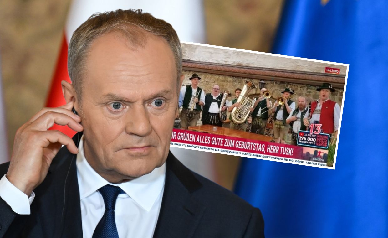 Donald Tusk obchodzi urodziny. TV Republika nie mogła sobie darować