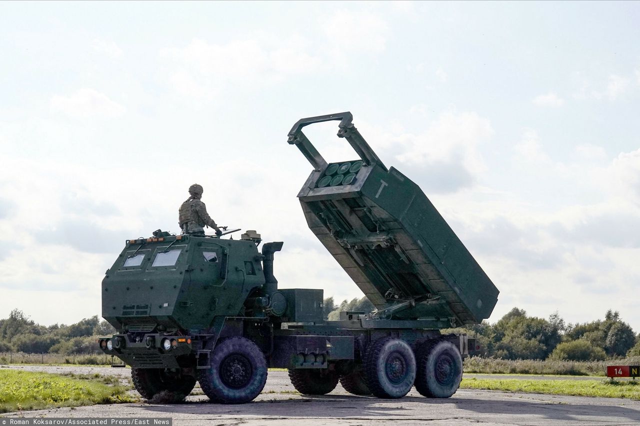 HIMARS podczas ćwiczeń wojskowych na Łotwie