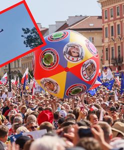 "Do Berlina". Samolot ciągnął z sobą obraźliwy baner