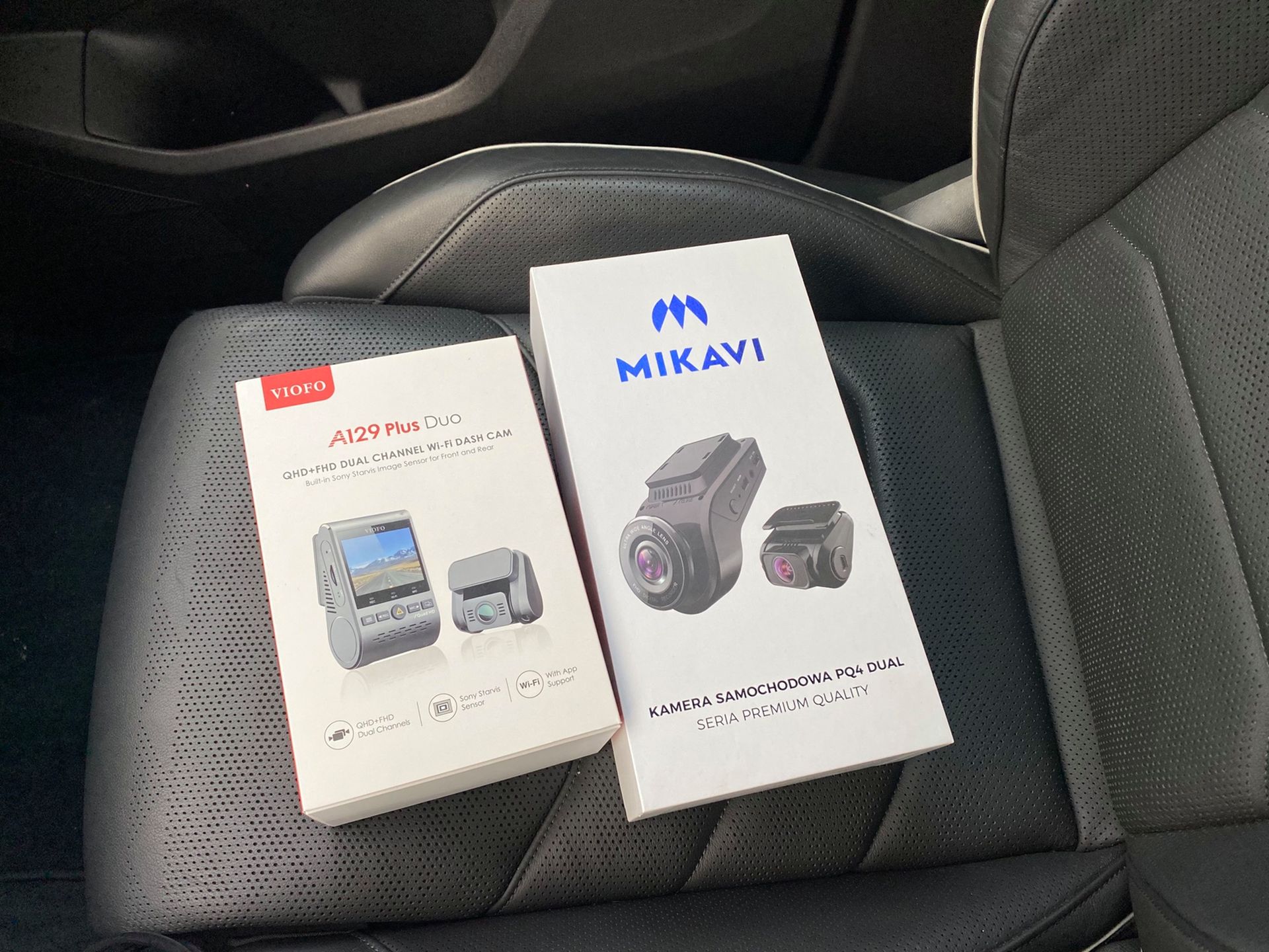 Mikavi PQ4 Dual i Viofo A129 Plus Duo