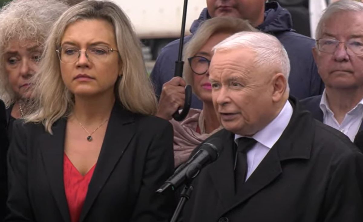 Małgorzata Wassermann i Jarosław Kaczyński