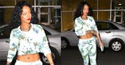 Rihanna chwali się PŁASKIM BRZUCHEM! (ZDJĘCIA)