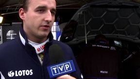 Kubica dla TVP: Mój cel? Dojechać bez przygód