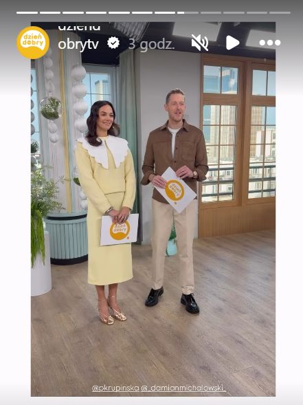 Paulina Krupińska w modnej stylizacji w "DDTVN"