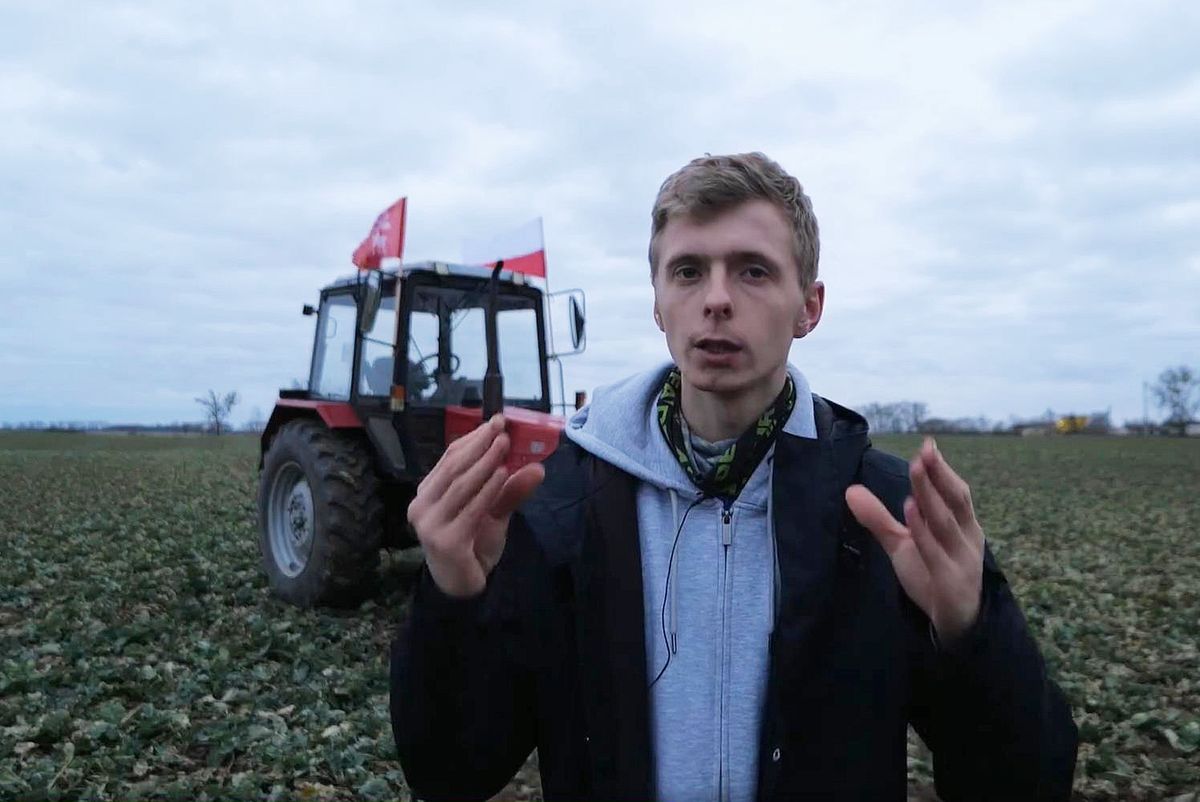 Protest rolników w Polsce. Emil Lemański z organizacji "Rola Wielkopolska"