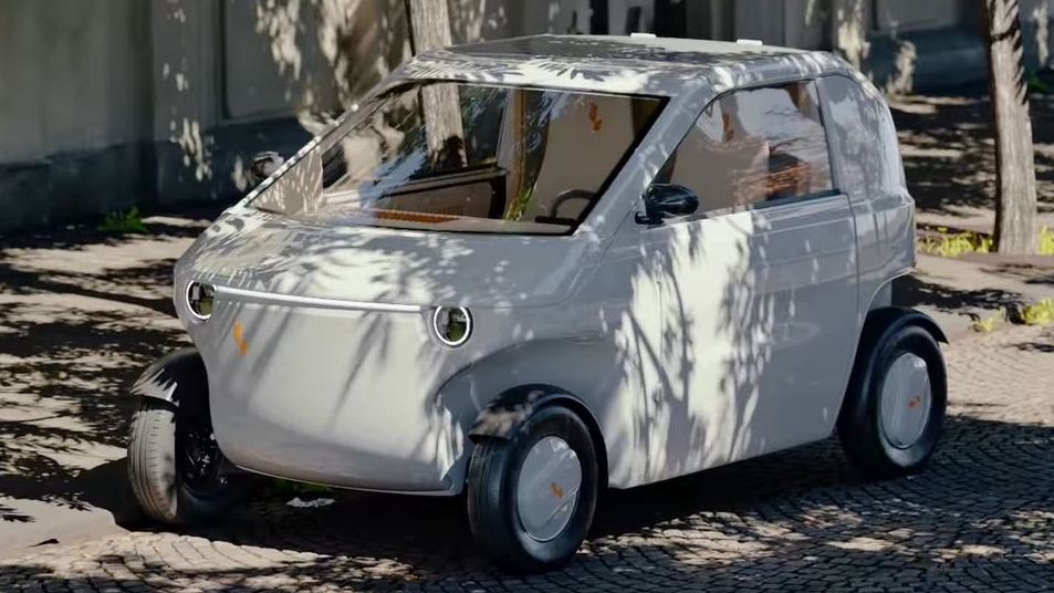 Samochód Luvly O, który wysyłany będzie w paczkach jak meble Ikei