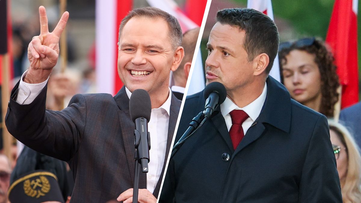 Karol Nawrocki i Rafał Trzaskowski