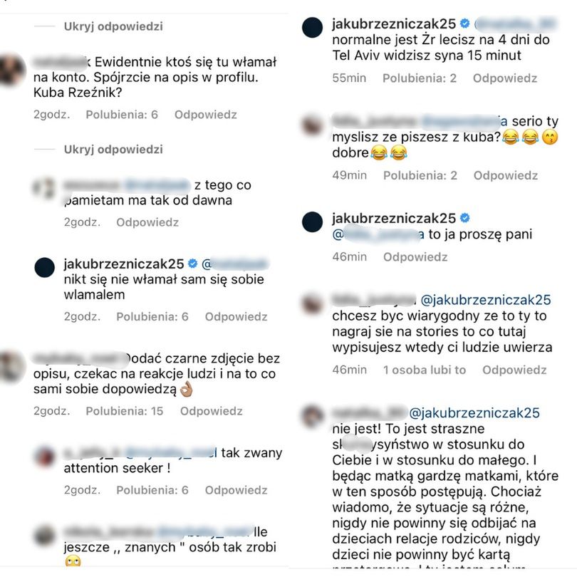 Internauci zaniepokojeni nowym wpisem Jakuba Rzeźniczaka
