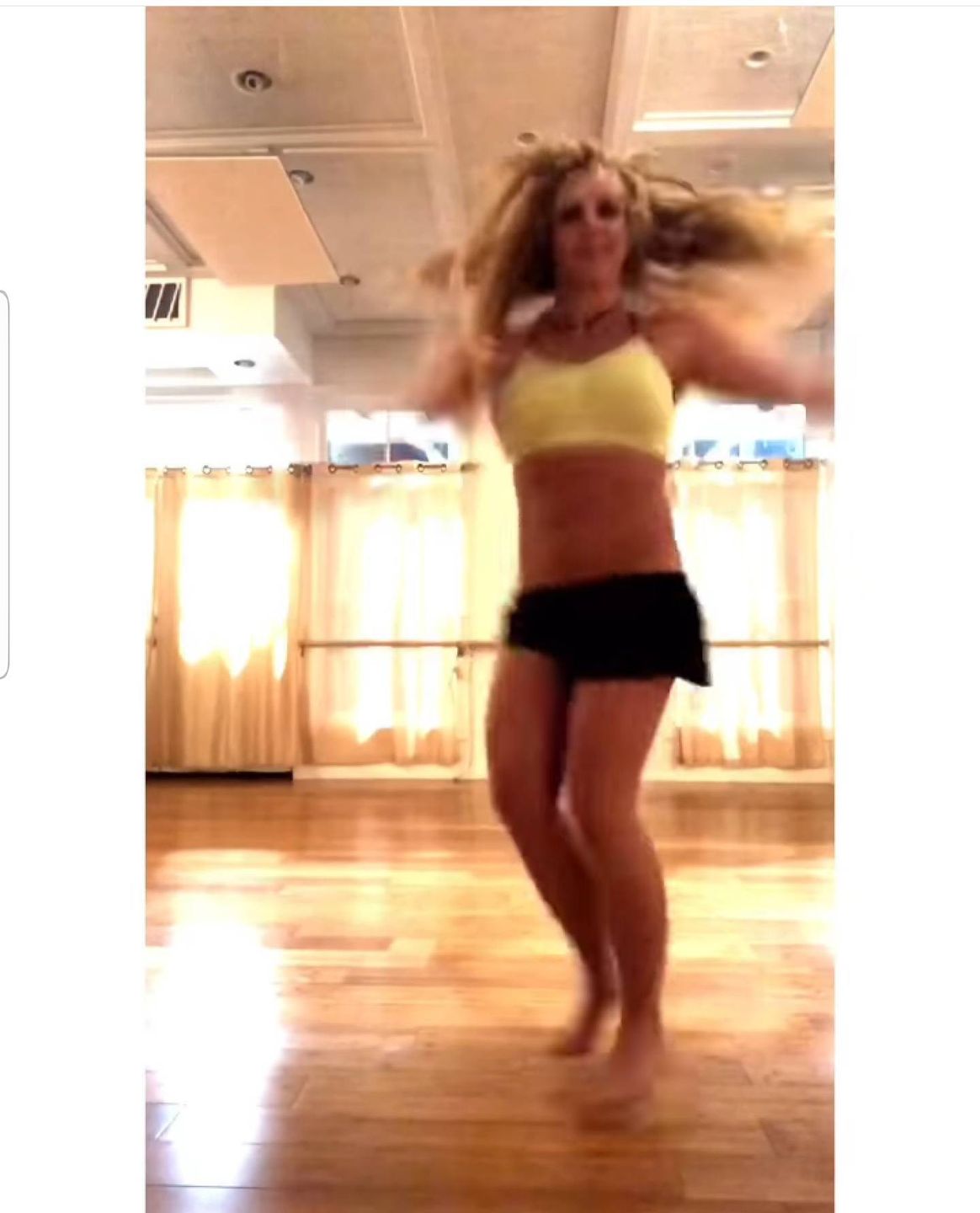 Britney Spears na sali prób. Ćwiczy taniec
