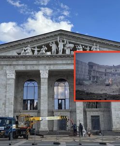 Rosjanie zabili tam 300 osób. Okupanci odbudowali mariupolski teatr