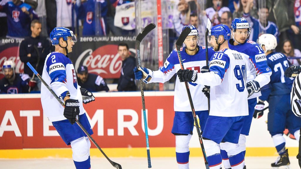 Zdjęcie okładkowe artykułu: Getty Images / Lukasz Laskowski/PressFocus/MB Media / Na zdjęciu: Słowacy cieszą się z bramki