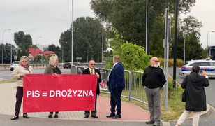 Tak przywitali Kaczyńskiego. Na miejscu policja