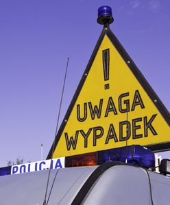 Zakopianka zablokowana po wypadku motocyklisty. Utrudnienia w ruchu