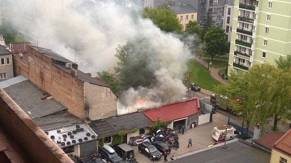Pożar na Pradze. Na miejscu znaleziono jedną osobę