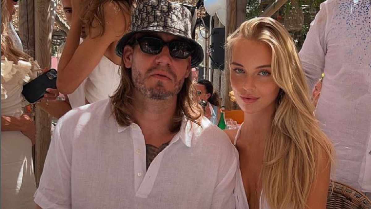 Instagram / Nicklas Bendtner / Na zdjęciu: Nicklas Bendtner z partnerką 