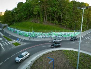Mural "Gorzów mistrzów" odsłonięty. Ma ponad osiemdziesiąt metrów długości