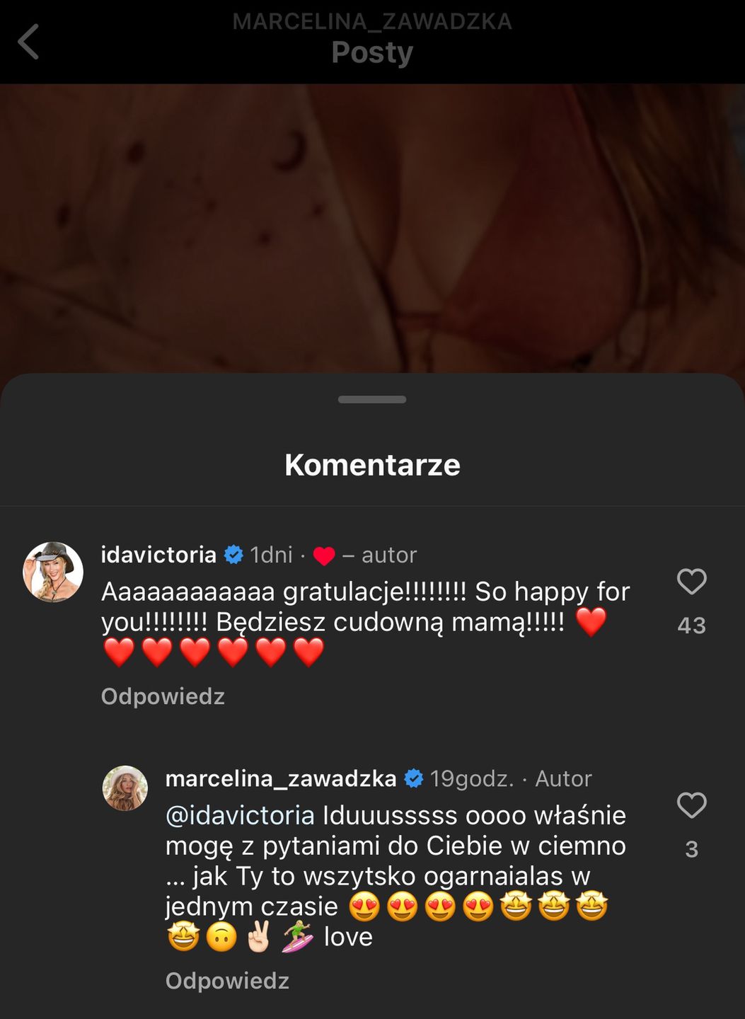 Marcelina Zawadzka zabrała głos po ogłoszeniu ciąży