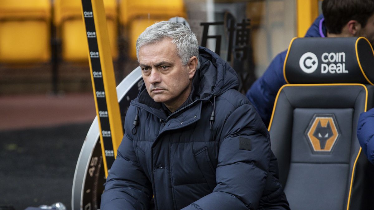 WOLVERHAMPTON, ENGLAND - DECEMBER 15: Tottenham Hotspur's manager Jose Mourihno during the Premier League match between Wolverhampton Wanderers and Tottenham Hotspur at Molineux on December 15, 2019 in Wolverhampton, United Kingdom. (Photo by Andrew Kearns - CameraSport via Getty Images)