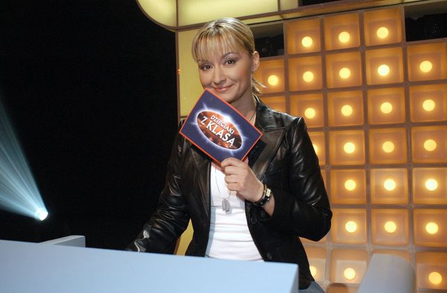 scena z: Martyna Wojciechowska
SK: teleturniej, program rozrywkowy, program dla dzieci, program TVN, Dzieciaki z klas�, marzec 2005
fot. Niemiec/AKPA