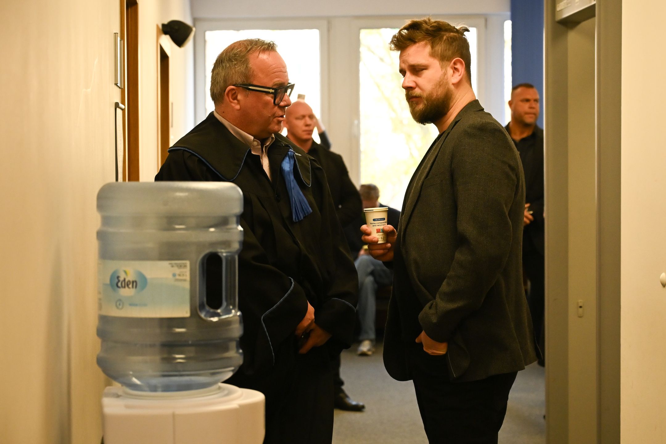 Joanna Opozda i Antoni Królikowski przed rozprawą rozwodową