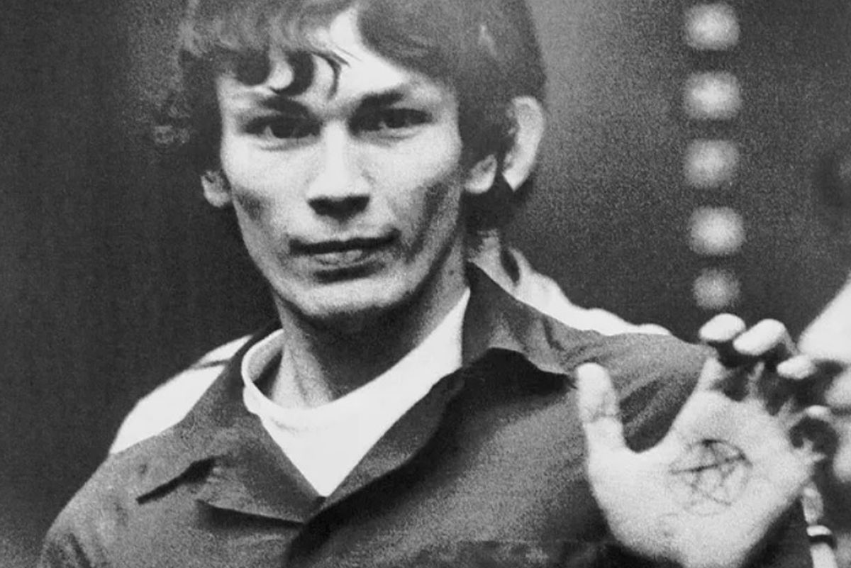 Richard Ramirez podczas rozprawy sądowej