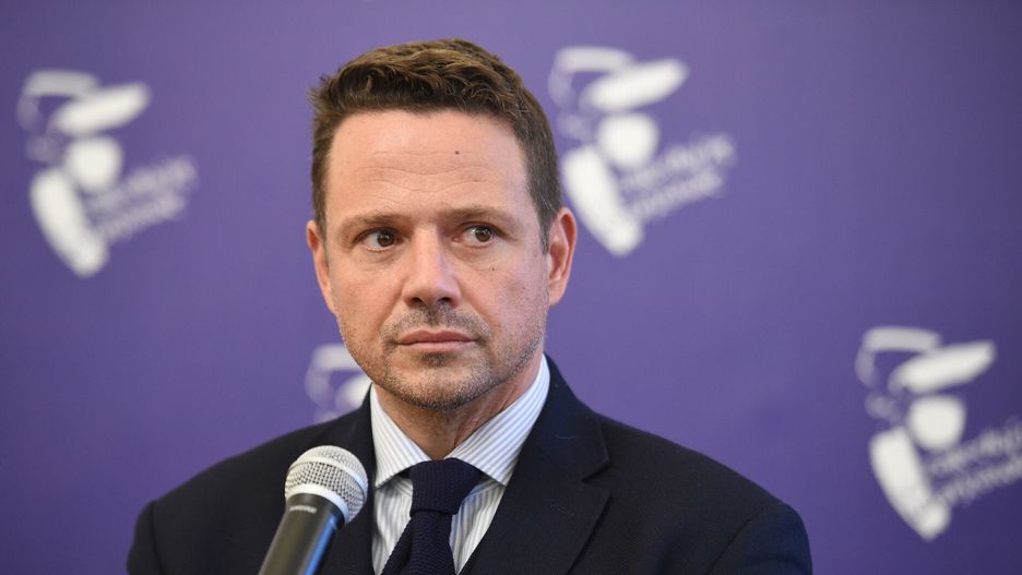 Prezentacja nowego wiceprezydenta Warszawy05.11.2021 Warszawa Konferencja Prezydenta Warszawy Rafala Trzaskowskiego Przedstawienie nowego wiceprezydenta m.st. Warszawy  fot. Zbyszek Kaczmarek/REPORTER
n/z: Rafal TrzaskowskiZbyszek Kaczmarek/REPORTER