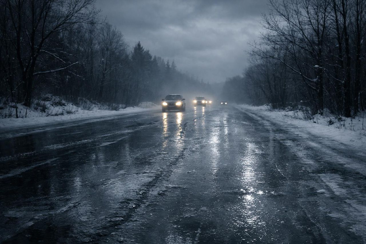 Chodzież: IMGW ostrzega: marznące opady i gołoledź w regionie