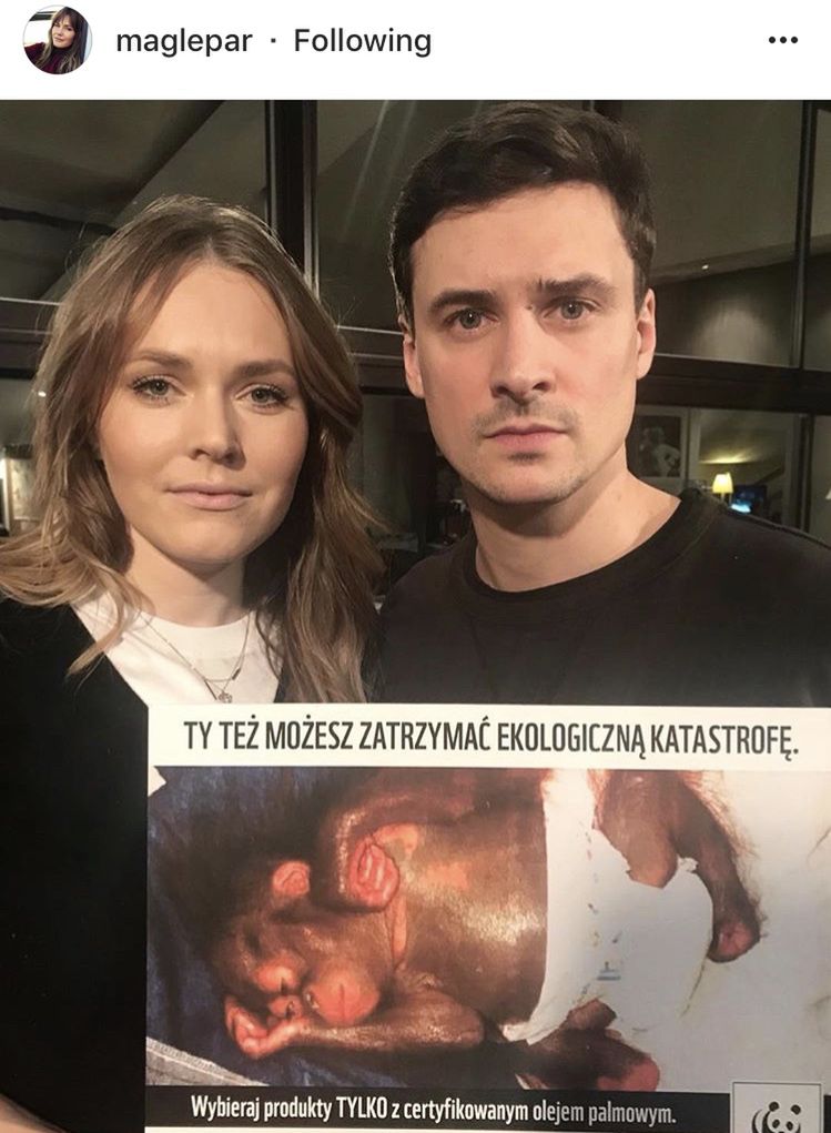 Magdalena Lamparska - Dzień bez oleju palmowego, akcja WWF Polska