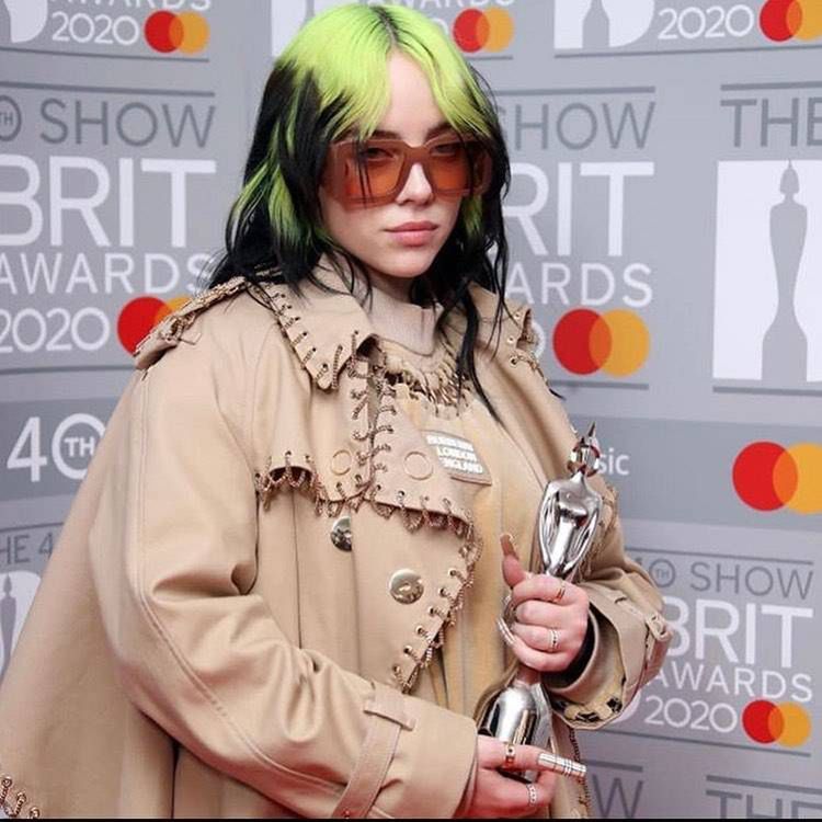 Billie Eilish na BRIT Awards 2020