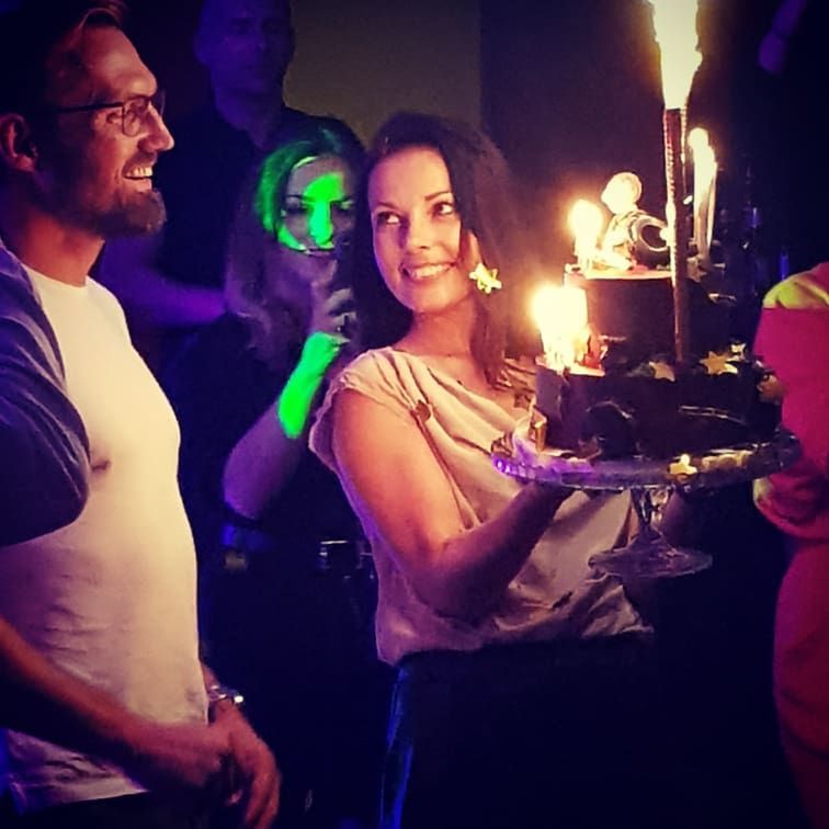 Katarzyna Glinka zorganizowała urodziny partenerowi
