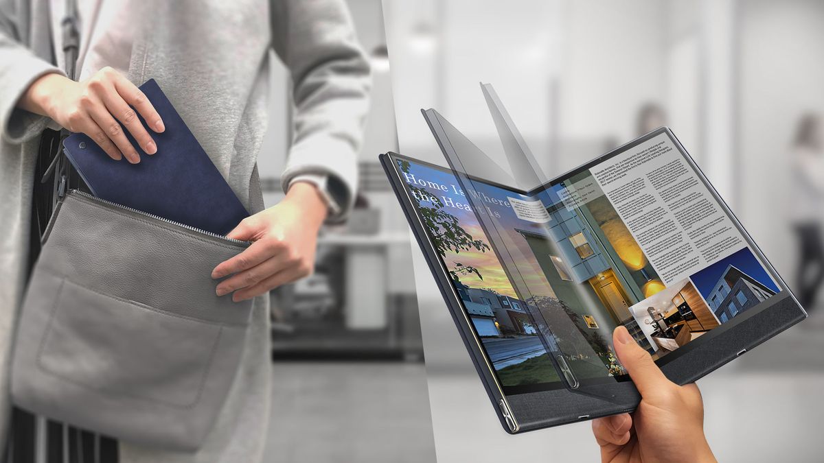 Compal Flex Book to laptop o jednym dużym składanym ekranie czy tablet? 1