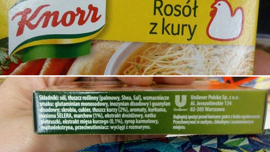 Kostka rosołowa Knorr to jedna z najpopularniejszych