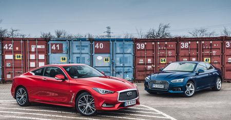 Audi A5 Coupé 2.0 TFSI vs Infiniti Q60 2.0t – jak Dawid z Goliatem