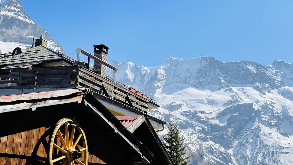 Mürren w Szwajcarii to urocza wioska położona na wysokosci ponad 1600 m n.p.m.