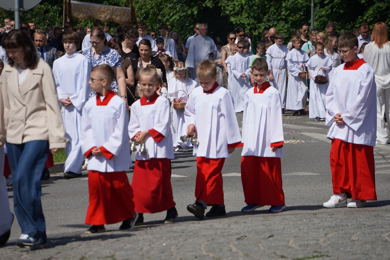 Boże Ciało, Procesja Parafia pw.  Św Rafała Kalinowskiego w Pile