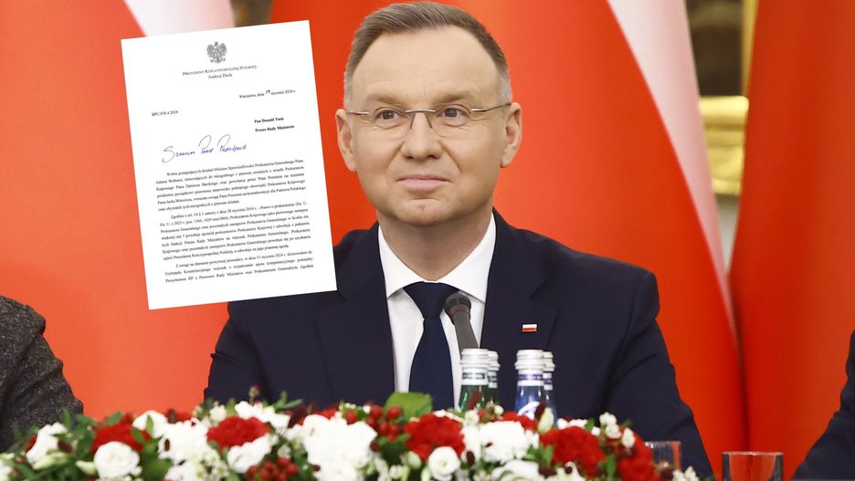 Andrzej Duda napisał list do Donalda Tuska