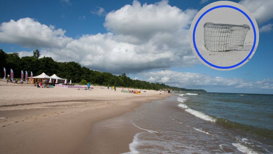 Widzisz taki kosz na plaży? Trzymaj się od niego z daleka 