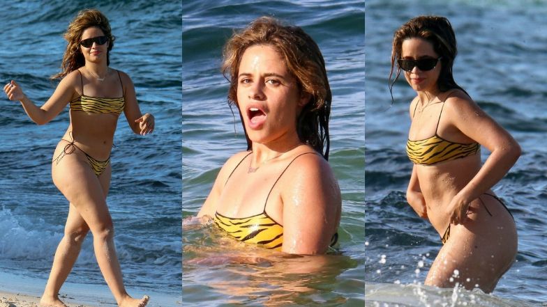 Camila Cabello stroi miny do fotoreporterów, pluskając się w oceanie (ZDJĘCIA)