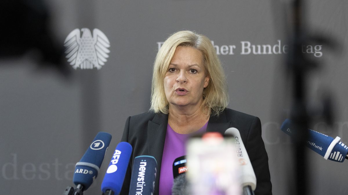 Minister spraw wewnętrznych Niemiec Nancy Faeser