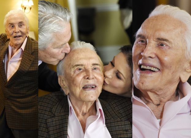 Tak Kirk Douglas świętował setne urodziny w Beverly Hills! (ZDJĘCIA)