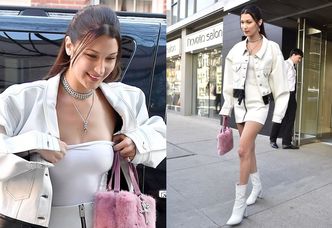 Bella Hadid chwali się długimi nogami w Nowym Jorku (ZDJĘCIA)