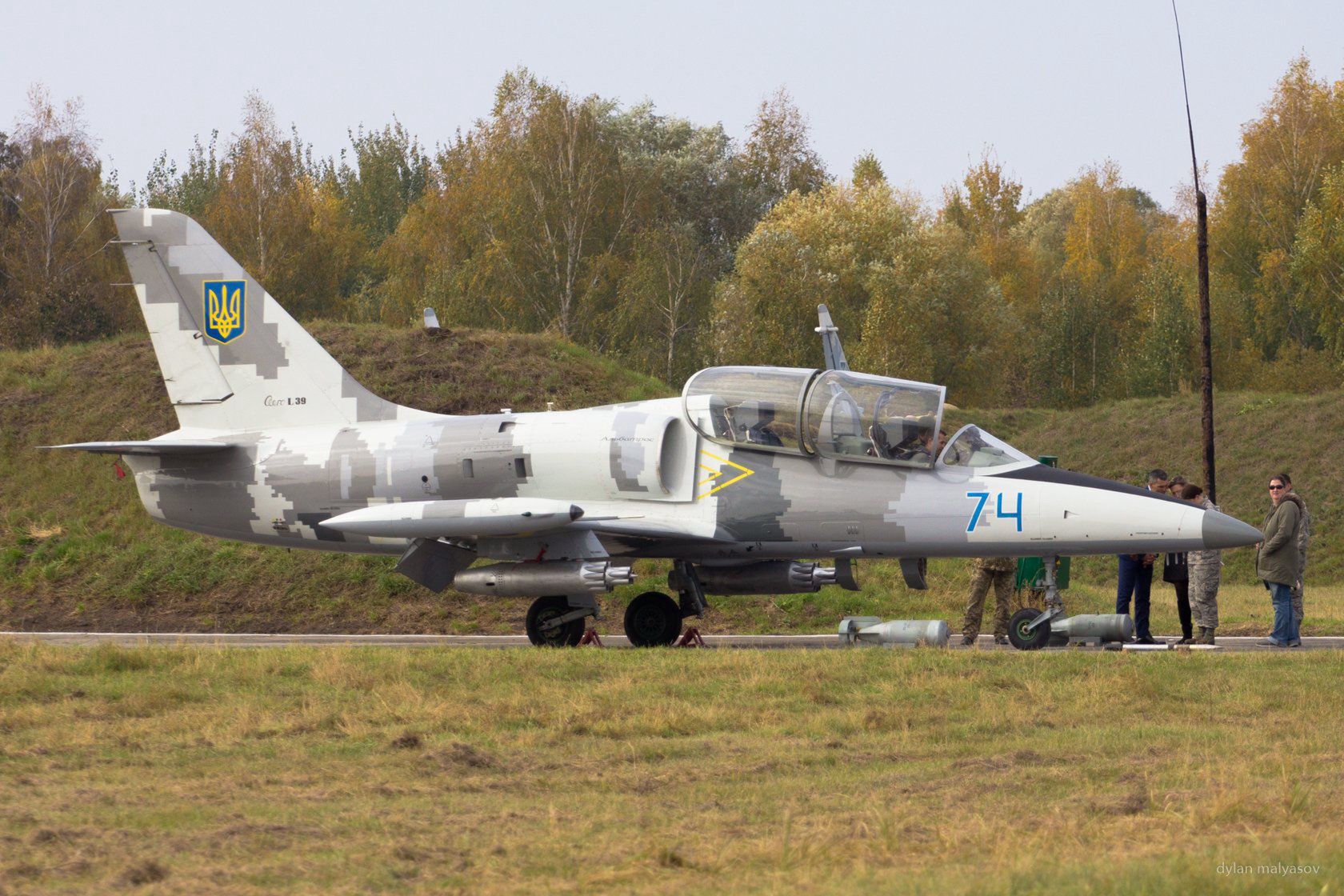 Samolot L-39 Albatros w ukraińskich barwach