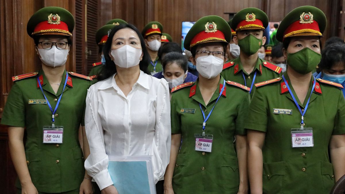 Truong My Lan podczas jednego z posiedzeń sądu, marzec 2024 roku